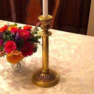 Heirloom Candlestick Burnished Gold